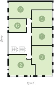 53 м², 1-комнатная квартира 6 600 000 ₽ - изображение 32