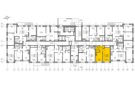 34,5 м², 2-комнатная квартира 6 500 000 ₽ - изображение 102