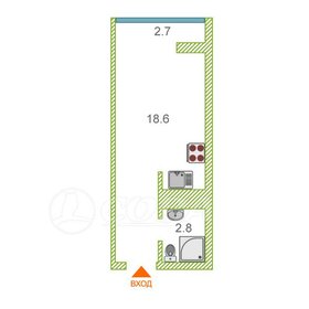 24,1 м², 1-комнатная квартира 8 100 000 ₽ - изображение 56