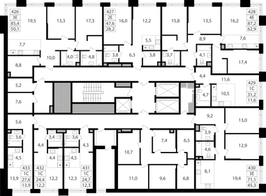 75 м², 3-комнатная квартира 26 100 000 ₽ - изображение 135