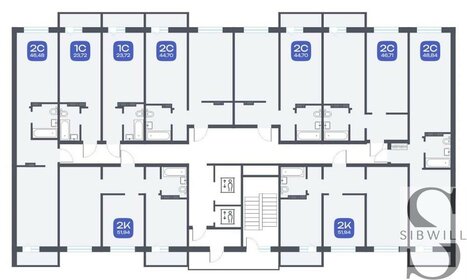 Квартира 51,9 м², 2-комнатная - изображение 2