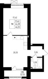 50 м², 1-комнатная квартира 8 500 000 ₽ - изображение 16