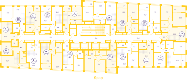 36,3 м², 1-комнатная квартира 5 400 000 ₽ - изображение 44