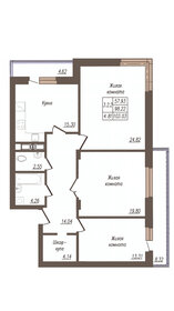 105,6 м², 4-комнатная квартира 10 500 000 ₽ - изображение 58