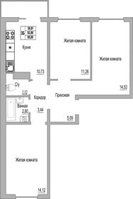 77,9 м², 3-комнатная квартира 6 150 000 ₽ - изображение 82