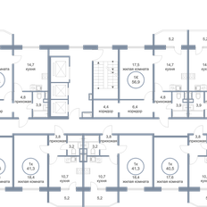 Квартира 56,9 м², 1-комнатная - изображение 3