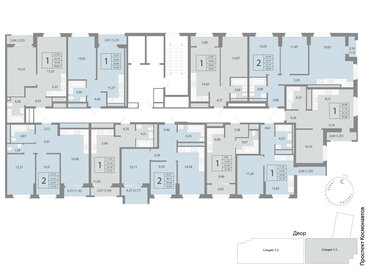 57,7 м², 3-комнатная квартира 8 361 931 ₽ - изображение 45