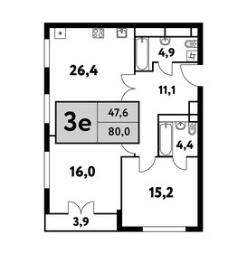 115 м², 2-комнатная квартира 43 300 000 ₽ - изображение 92