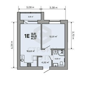 40,7 м², 1-комнатная квартира 4 880 000 ₽ - изображение 42
