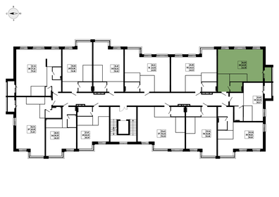 64,3 м², 1-комнатная квартира 9 067 710 ₽ - изображение 23