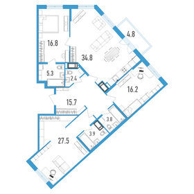 127,8 м², 3-комнатная квартира 26 838 000 ₽ - изображение 56