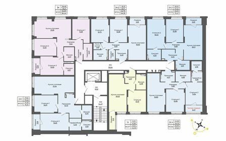 44,3 м², 1-комнатная квартира 8 870 000 ₽ - изображение 60