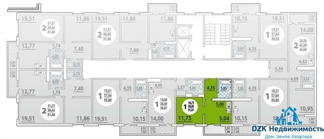 Квартира 32 м², 1-комнатная - изображение 4