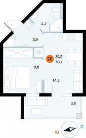 22 м², 1-комнатная квартира 2 400 000 ₽ - изображение 84