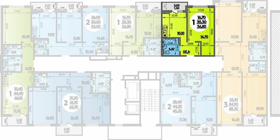 41,5 м², 1-комнатная квартира 4 900 000 ₽ - изображение 85