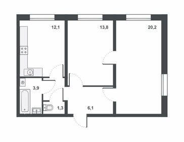 58,3 м², 3-комнатная квартира 5 299 000 ₽ - изображение 118