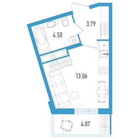 22,8 м², квартира-студия 4 100 000 ₽ - изображение 53