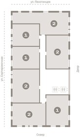 Квартира 77,2 м², 2-комнатная - изображение 2