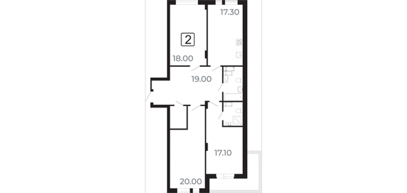 Квартира 105,3 м², 4-комнатная - изображение 1