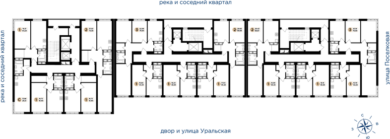 29,6 м², квартира-студия 2 955 000 ₽ - изображение 65