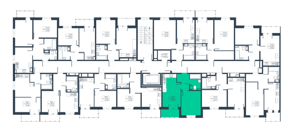 38,1 м², 1-комнатная квартира 5 530 300 ₽ - изображение 86