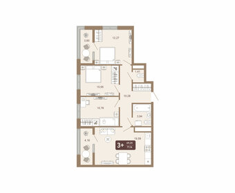 102,4 м², 3-комнатная квартира 10 000 000 ₽ - изображение 48
