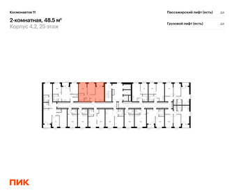 Квартира 48,5 м², 2-комнатная - изображение 2