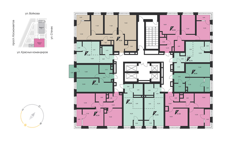 84,1 м², 3-комнатная квартира 10 127 000 ₽ - изображение 4