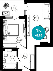 43 м², квартира-студия 30 000 000 ₽ - изображение 57