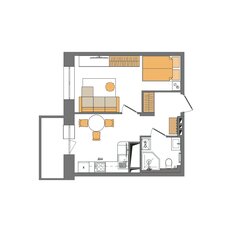 Квартира 35,8 м², 1-комнатная - изображение 3