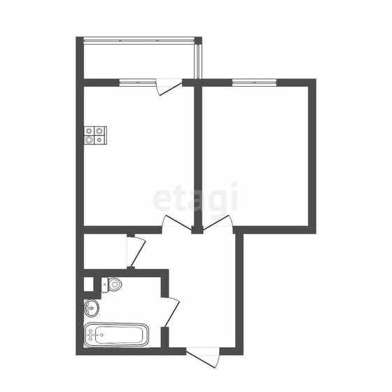 44 м², 1-комнатная квартира 6 550 000 ₽ - изображение 1