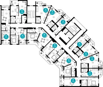 49,3 м², 2-комнатные апартаменты 26 000 000 ₽ - изображение 14