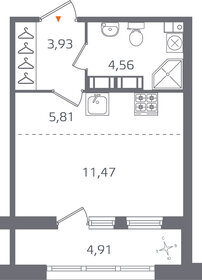 28,3 м², квартира-студия 8 260 538 ₽ - изображение 13