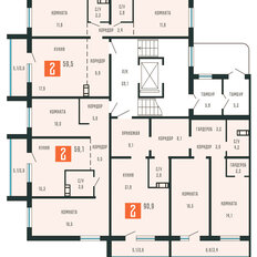 Квартира 59,1 м², 2-комнатная - изображение 2