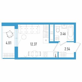 Квартира 20,4 м², студия - изображение 1