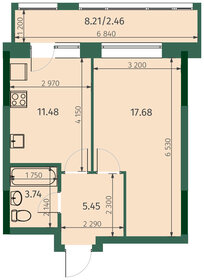 38 м², 1-комнатная квартира 6 490 000 ₽ - изображение 76