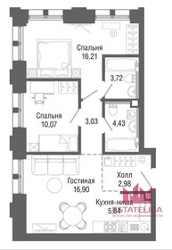 Квартира 63 м², 2-комнатная - изображение 1