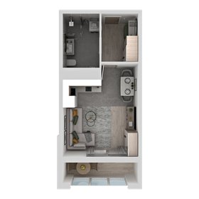 Квартира 25,8 м², студия - изображение 3