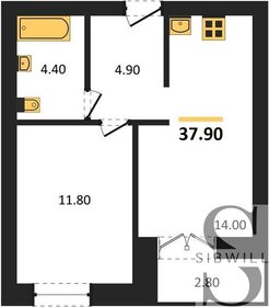 35,1 м², 1-комнатная квартира 3 966 300 ₽ - изображение 18