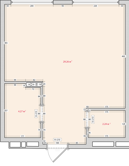 35 м², 1-комнатная квартира 5 271 000 ₽ - изображение 1