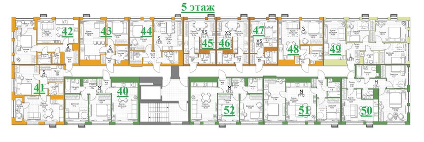 57,1 м², 2-комнатная квартира 5 423 550 ₽ - изображение 9