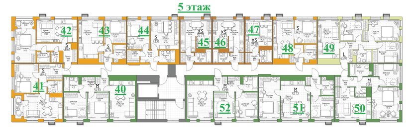 59,9 м², 2-комнатная квартира 5 987 000 ₽ - изображение 10