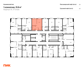 Квартира 31,8 м², 1-комнатная - изображение 2