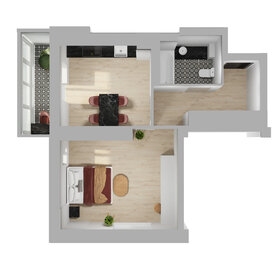49 м², 2-комнатная квартира 20 000 ₽ в месяц - изображение 9