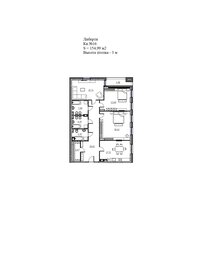 Квартира 157,7 м², 3-комнатная - изображение 1