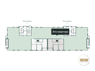 66,5 м², 2-комнатная квартира 7 260 000 ₽ - изображение 63