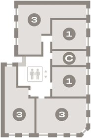 Квартира 77,6 м², 3-комнатная - изображение 2