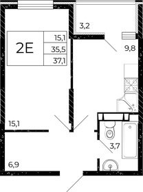 107 м² дом, 5 соток участок 6 700 000 ₽ - изображение 56