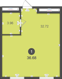 36,7 м², 1-комнатная квартира 5 586 364 ₽ - изображение 24