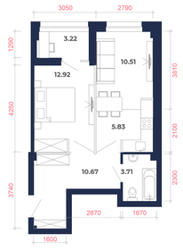 70,1 м², 3-комнатная квартира 8 100 000 ₽ - изображение 59